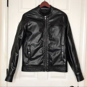 (NWOT) ⚡️SALE⚡️ASOS MEN’S MOTO LEATHER JACKET